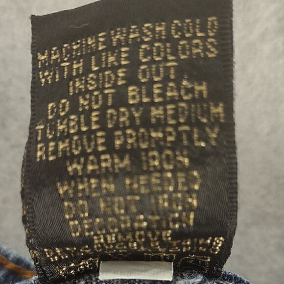 Rocawear Womens Embroidered Cotton Blend Denim Blue Capri Jeans Size 20 - Picture 11 of 11